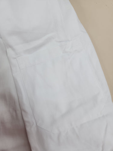 Bata de Laboratorio Medico para Mujer Blanco de algodón 100% sanforizadoAIESI®